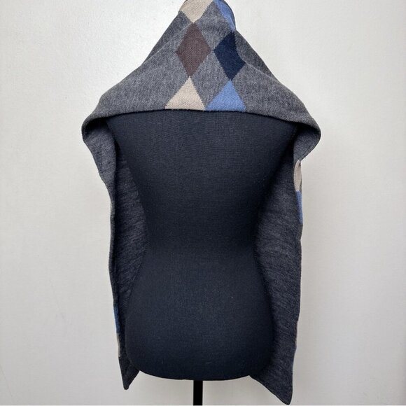 Jones New York Womens One Size Wool Blend Jacquard Knitted Scarf - Picture 10 of 11